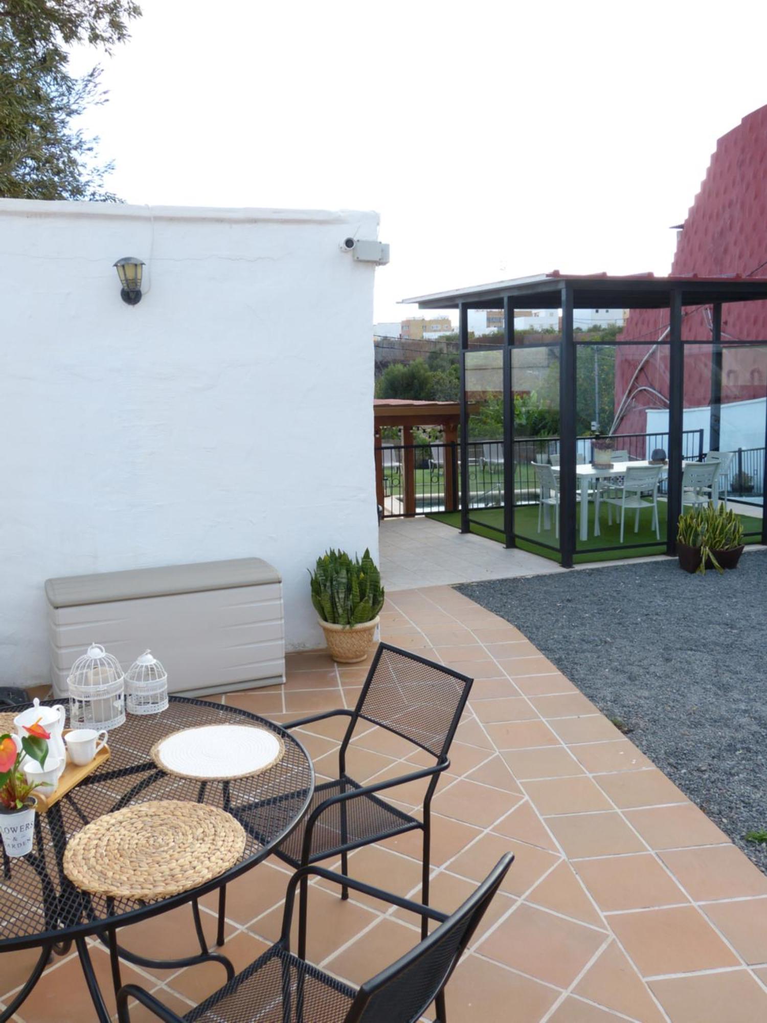 Villa Alto Arena Piscina Privada Climatizada Ingenio Bagian luar foto