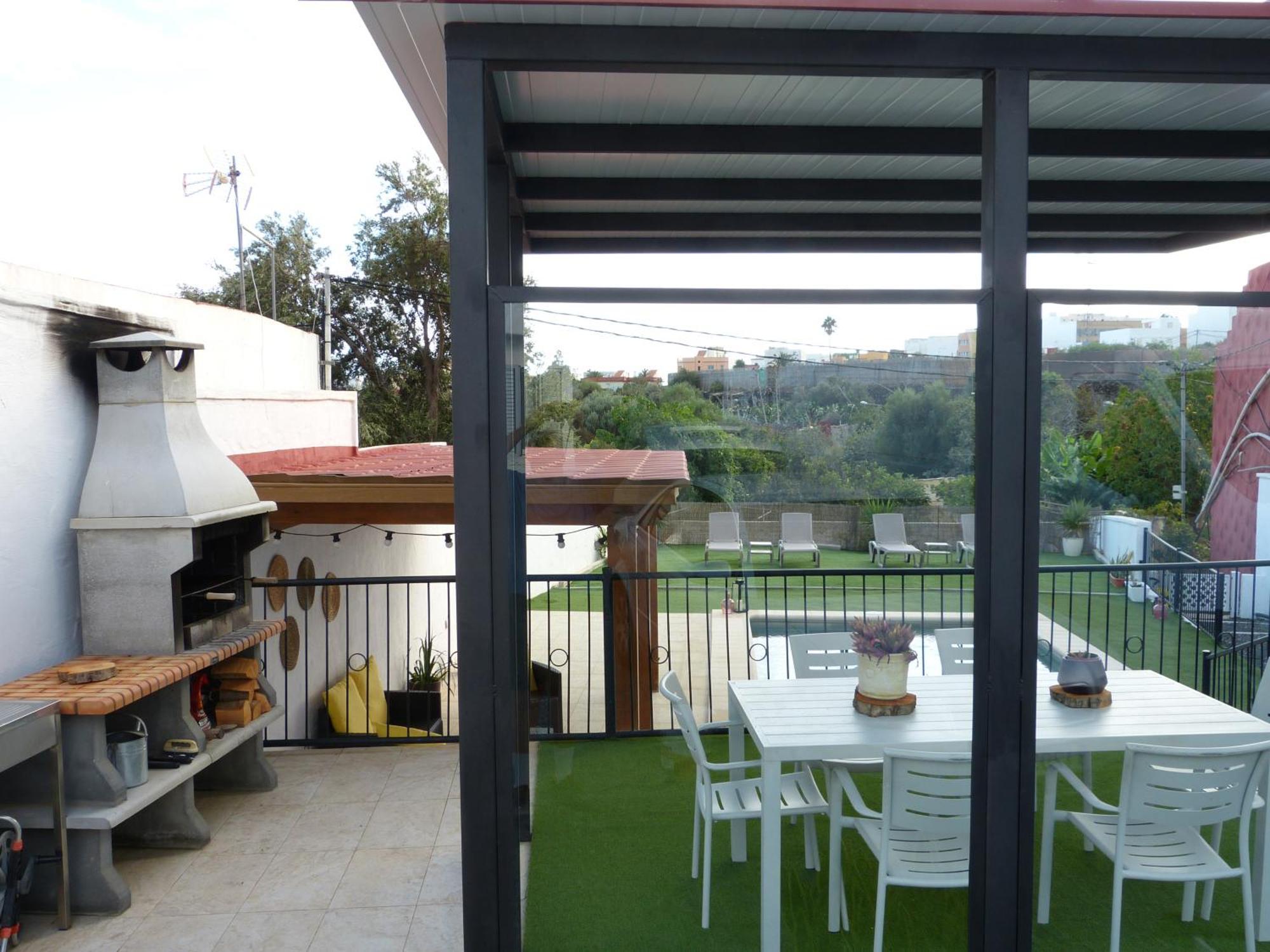 Villa Alto Arena Piscina Privada Climatizada Ingenio Bagian luar foto
