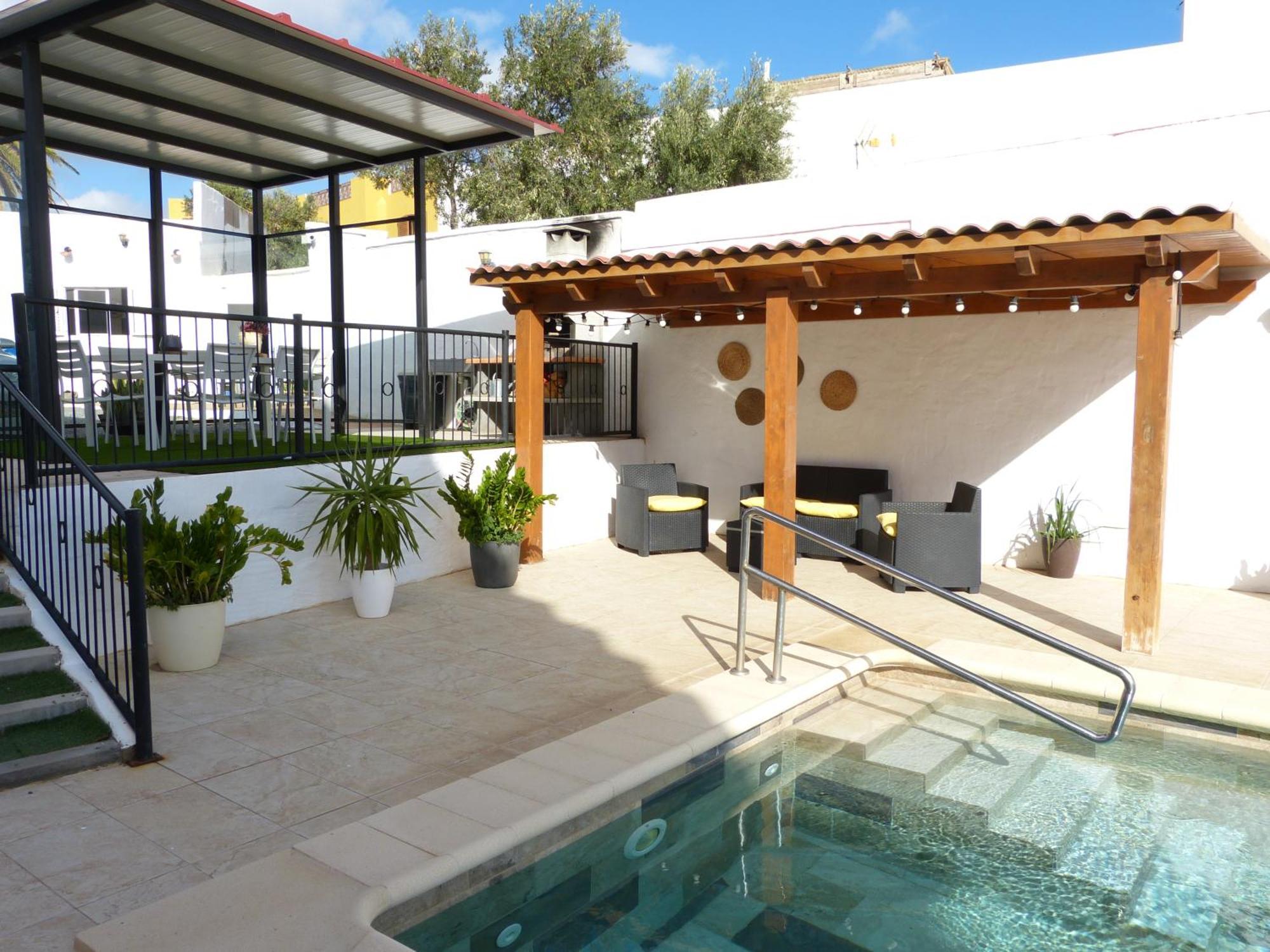 Villa Alto Arena Piscina Privada Climatizada Ingenio Bagian luar foto
